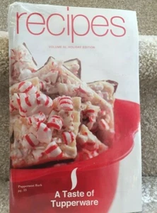 New Sealed A Taste of Tupperware Holiday Vol 3 Cookbook Recipes Stamps FREE SHIP - Picture 1 of 7