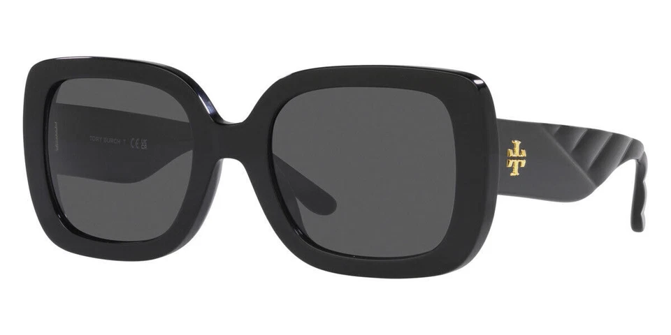 Tory Burch TY7179U 170987 54 Women's Butterfly Sunglasses - Black/Gray