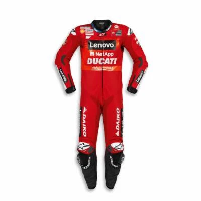 Traje de cuero Ducati réplica MotoGp 24 de una pieza 9810908 NUEVO 2024 Foto 1 de 4