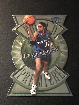 Fleer Ultra 1999-00 estreno mundial Richard Hamilton #5WP novato radiocontrol Foto 1 de 2