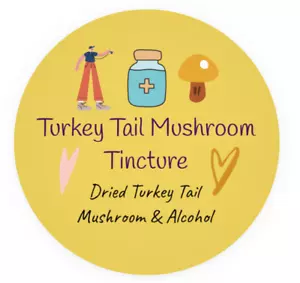 Turkey Tail Mushroom Extract Tincture Extra Strength 60ml - Picture 1 of 1