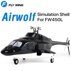 Fly Wing FW450L Helicopter Fuselage Simulation Body Shells for FW450L V3 V2.5 V2 - Picture 1 of 14