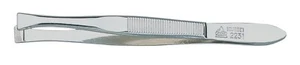 Chrome Tweezers Straight Special Steel Becker-Manicure Erbe Solingen Germany - Picture 1 of 5
