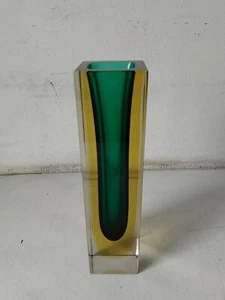 VASO IN VETRO SOMMERSO MURANO - ANNI 60/70 - Picture 1 of 10