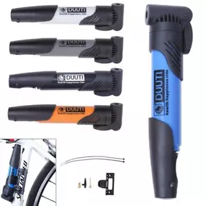 Mini Bicycle Pump Portable Hand Pressure Air Tire Inflator Mountain Cycling Bike - Picture 1 of 12