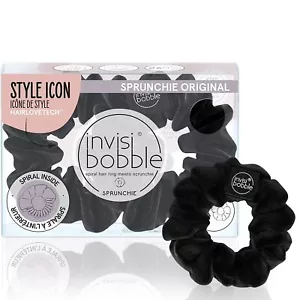 invisibobble Sprunchie Spiral Haarring - True Black - 2er Pack - Scrunchie... - Bild 1 von 7