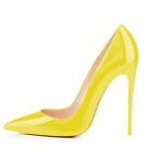 Sexy Womens Patent Leather Pointy Toe High Heel Pumps Stiletto OL Party Shoes SZ