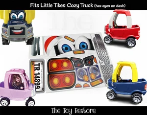 Toy Restore Replacement Stickers Fits Little Tikes Cozy Truck with Eyes Ride-on - Picture 1 of 9