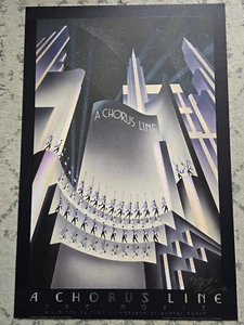 Robert Hoppe "A Chorus Line" Limited Issue Lithograph Print 24x36 - Picture 1 of 5