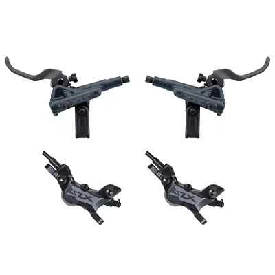 SHIMANO Deore SLX BL-M7100+BR-M7120 4 Pistons Disc Brake Front or Rear or Pair - Image 1 of 4