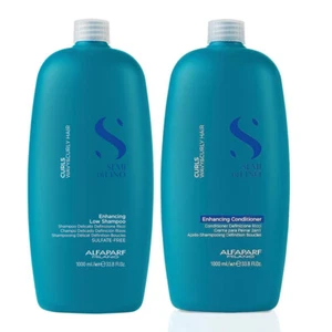 ALFAPARF MILANO Kit Semi Di Lino Curls Shampoo 1000ml + Balsamo 1000ml - Imagen 1 de 1