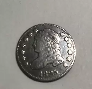 elf Capped Bust Dime Open Collar Strike 1825 SW171 - Picture 1 of 2