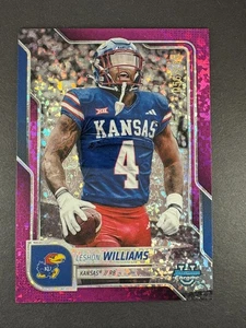 2025 Bowman Chrome U - Leshon Williams #146 - Fuschia Mini Diamond /225   - Picture 1 of 2