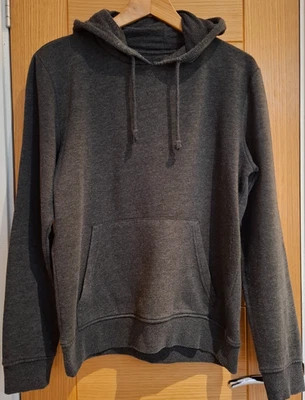 Men's Brave Soul Hoodie, Charcoal Grey, Pullover, Size Medium UK (Used) - Image 1 of 4