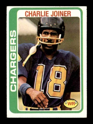 1978 Topps #338 Charlie Joiner  VGEX X2773687 - Image 1 of 3