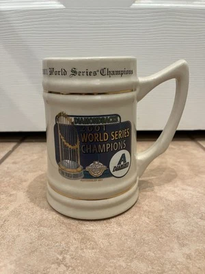 ARIZONA DIAMONDBACKS 2001 WORLD SERIES CHAMPIONS CERAMIC STEIN/ MUG 1 OF 2001 - Image 1 of 4