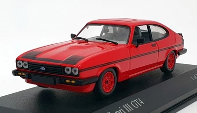 Minichamps 1/43 Scale Model Car 400 082225 - Ford Capri III - Red - Image 1 of 4