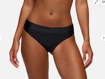 Nuevo con etiquetas Bikini prAna Mujer Parte Inferior de Natación Verano Onda Negro Grande Secado Rápido Grapa Foto 1 de 4