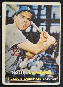 1957 Topps #182 Hobie Landrith St. Louis Cardinals - PR - Picture 1 of 2
