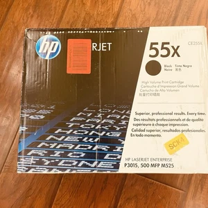 Original HP 55X Alto Rendimiento CE255X Negro CAJA ABIERTA Interior Sellado - Imagen 1 de 5