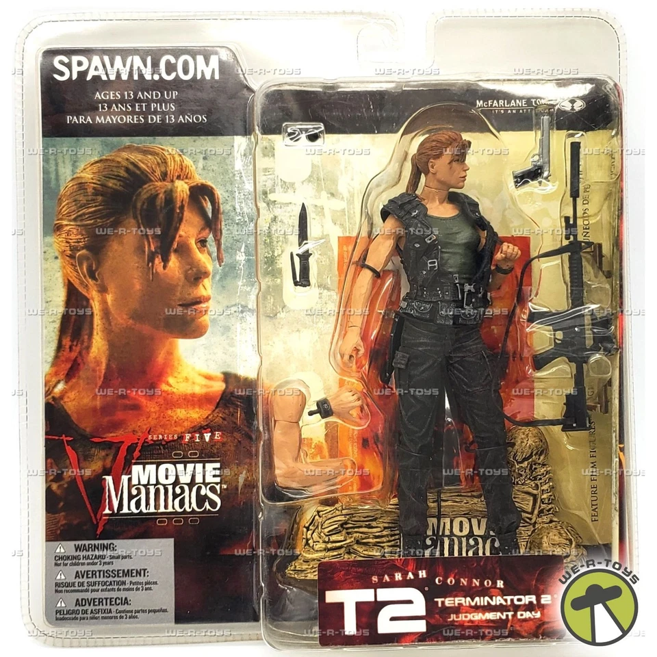 McFarlane Toys 2002 - Movie Maniacs Series 5 Sarah Connor T2 Figure Bb1