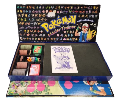 Pokemon Master Trainer Board Game Vintage Hasbro 100% Complete 1999 Rare Gen 1 - Image 1 of 4