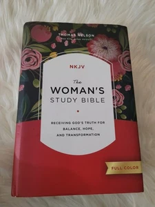NKJV, The Woman's Study Bible, Hardcover, Red Letter, Full Color - Picture 1 of 5