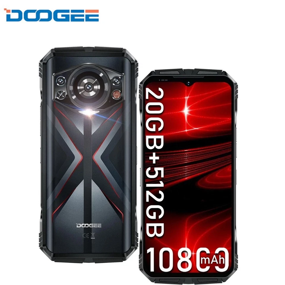 Teléfono Celular DOOGEE S118 Resistente 512GB 6.58" FHD+ 120HZ 4G Android 14 Foto 1 de 4