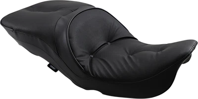 Asiento compatible con respaldo de almohada Drag Specialties para Harley Touring 1997-2007 Foto 1 de 3