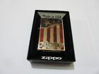 Zippo Stars & Stripes USA Flag V8 Big Block Rockabilly Nose Art US Car Army #1