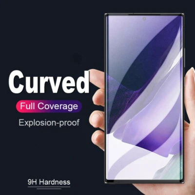 全盖 钢化玻璃 适用于三星 Galaxy S25+ S24 S23 S21 S10 S9 S22 Note 20 — 第 1/4 张图片