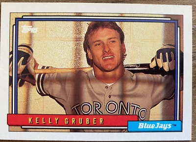 Kelly GRUBER 1991 Topps #298 Toronto Blue Jays - Image 1 of 2