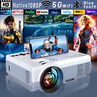 Projector 4K 5G WiFi Home Theater Movie 10000L Portable Projector with Screen US