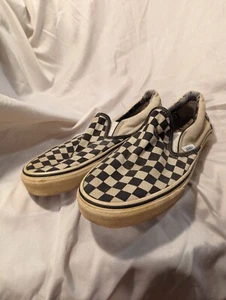 Sneakers basse slip-on VAN'S CHECKERED, taglia 9 - Foto 1 di 7