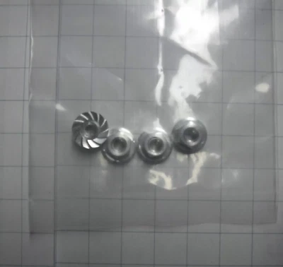 NEW HPI Blitz Serrated Flange Nut M4x10.8mm (4) 103908 - Image 1 of 3