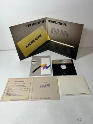 HACKER COMPLETE Steve Cartwright Disk IBM PC Game - Image 1 of 4