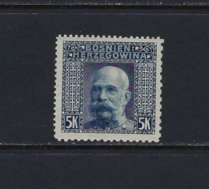 B&D: 1906 Bosnia & Herzegovina Scott 45L, 5k tri-compound perf, MLH-fresh  - Picture 1 of 2