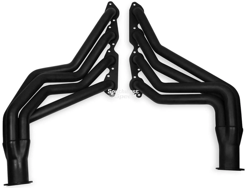 BRAND NEW FLOWTECH LONG TUBE HEADERS,396-454,BLACK,FITS 75-87 CHEVY & GMC TRUCKS - Image 1 of 4