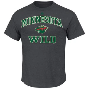 MN WILD T-Shirt by Majestic - XL - Nuevo con etiquetas NHL HOCKEY NHL - Imagen 1 de 1