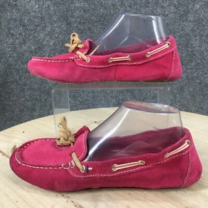 Tommy Hilfiger Shoes Womens 8 M Ravelin Casual Slip On Moccasin Pink Suede - Imagen 1 de 11