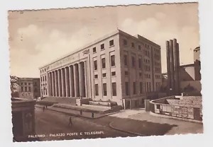 SI PA 08 Palermo Piazza Palazzo Poste e Telegrafi viaggiata 1950 - Foto 1 di 1