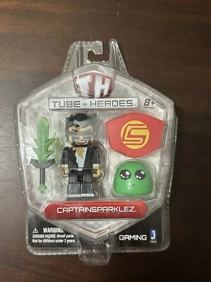 Tube Heroes Unlimited CaptainSparklez Figure! New In Box 2015 Jazwares - Image 1 of 2