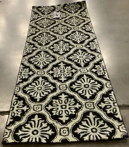 BLACK 2'-6" x 8'-0" Back Stain Rug, Reduced Price 1172671569 EZC122C-28 - Afbeelding 1 van 4