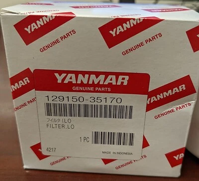 New OEM YANMAR Oil Filter 129150-35170 - Image 1 of 3