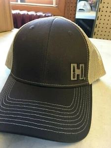 NEW ---Hornady Brown Tan Embroidered Cap, Mesh Hat - Picture 1 of 2