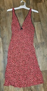 WILD FABLE RED SPRING SUMMER FLORAL SPAGETTI STRAP DRESS WOMENS SMALL NWT - Picture 1 of 4
