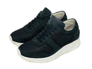 Common Projects Woman Black Suede/Nylon Lace Up Sneaker Women’s Sz 37 / 7 - Picture 1 of 7