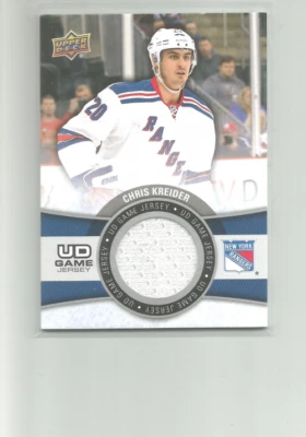2015-16 UPPER DECK GAME JERSEYS #GJCK1 CHRIS KREIDER  - Image 1 of 2