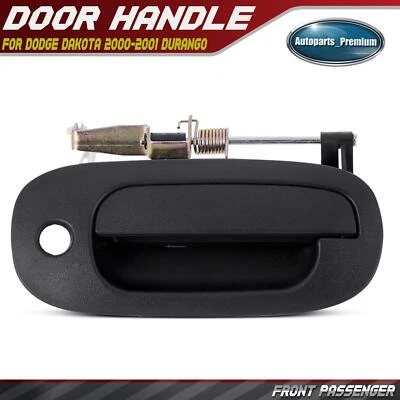 Front Right Passenger Black Exterior Handle for Dodge Dakota 2000-2001 Durango - Image 1 of 4