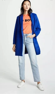 Suncoo Paris- Yves Klein Blue Eugenie Coat Jacket Size 2 - Picture 1 of 4
